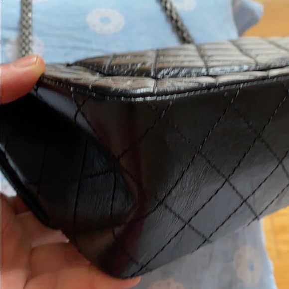 Sold Authentic Chanel 2.55 black reissue bag - Picture 4 of 9
